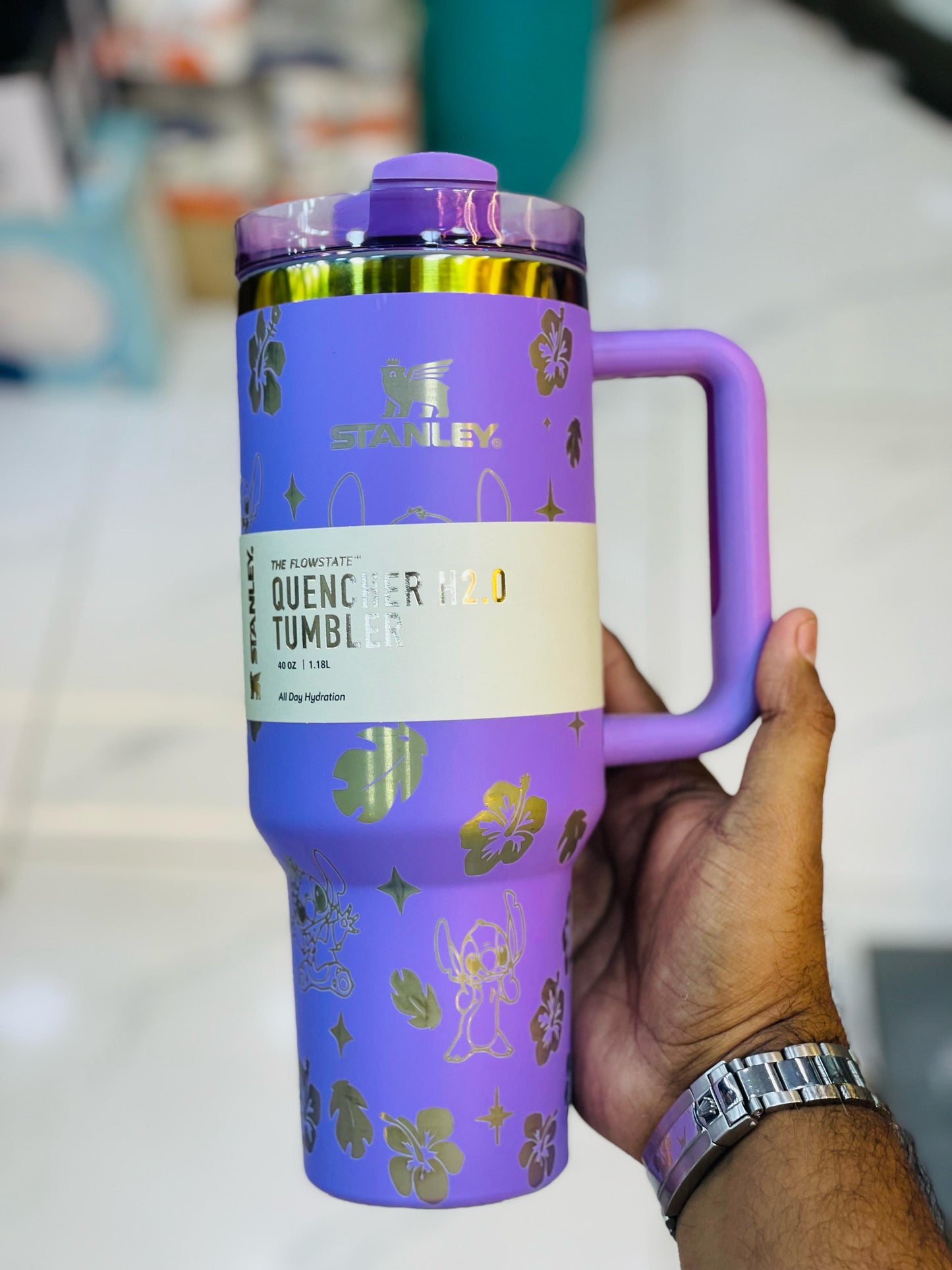 Stanley 1200ML Stitch Tumbler Purple