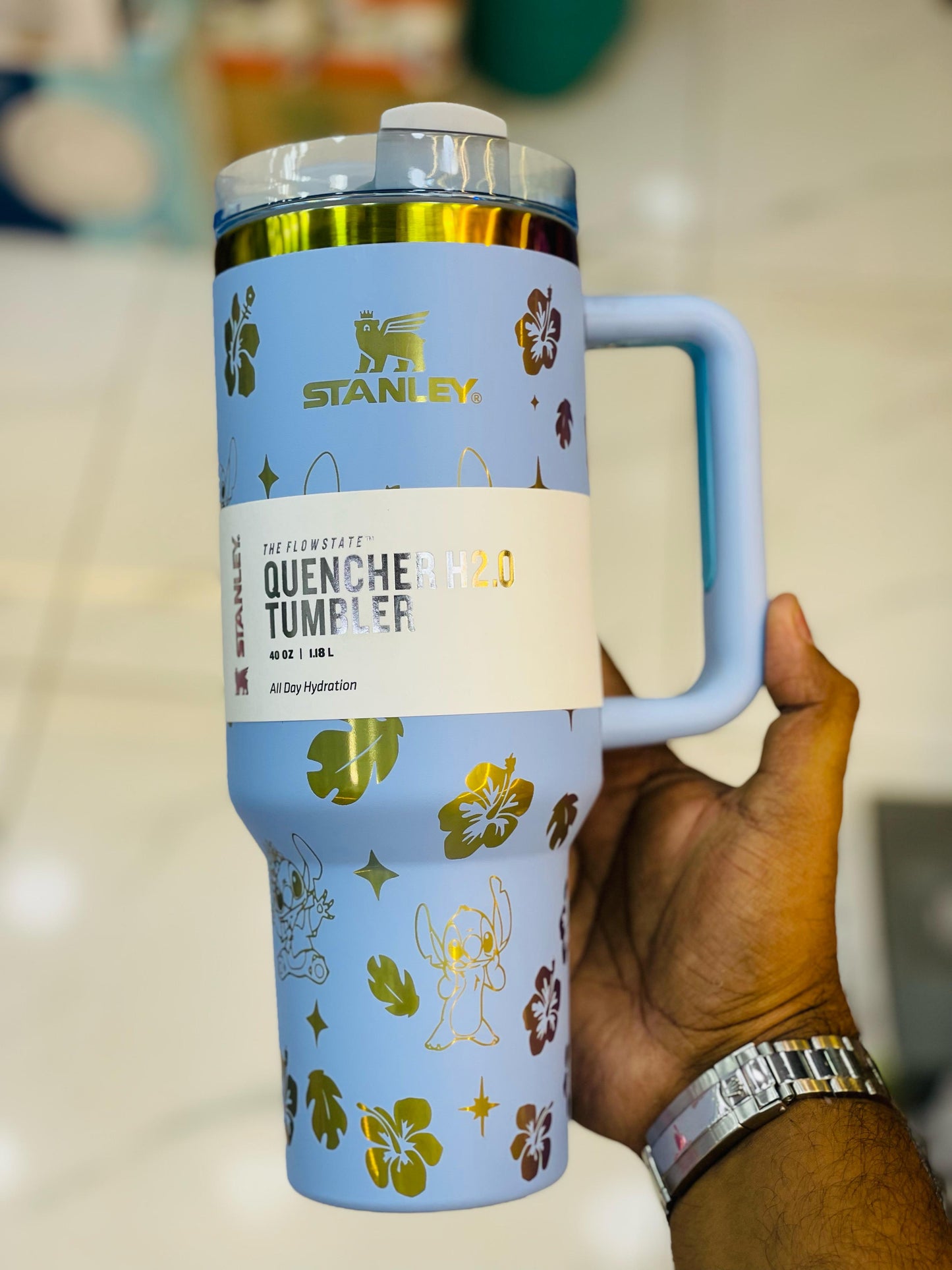Stanley 1200ML Tumbler Stitch Light Blue
