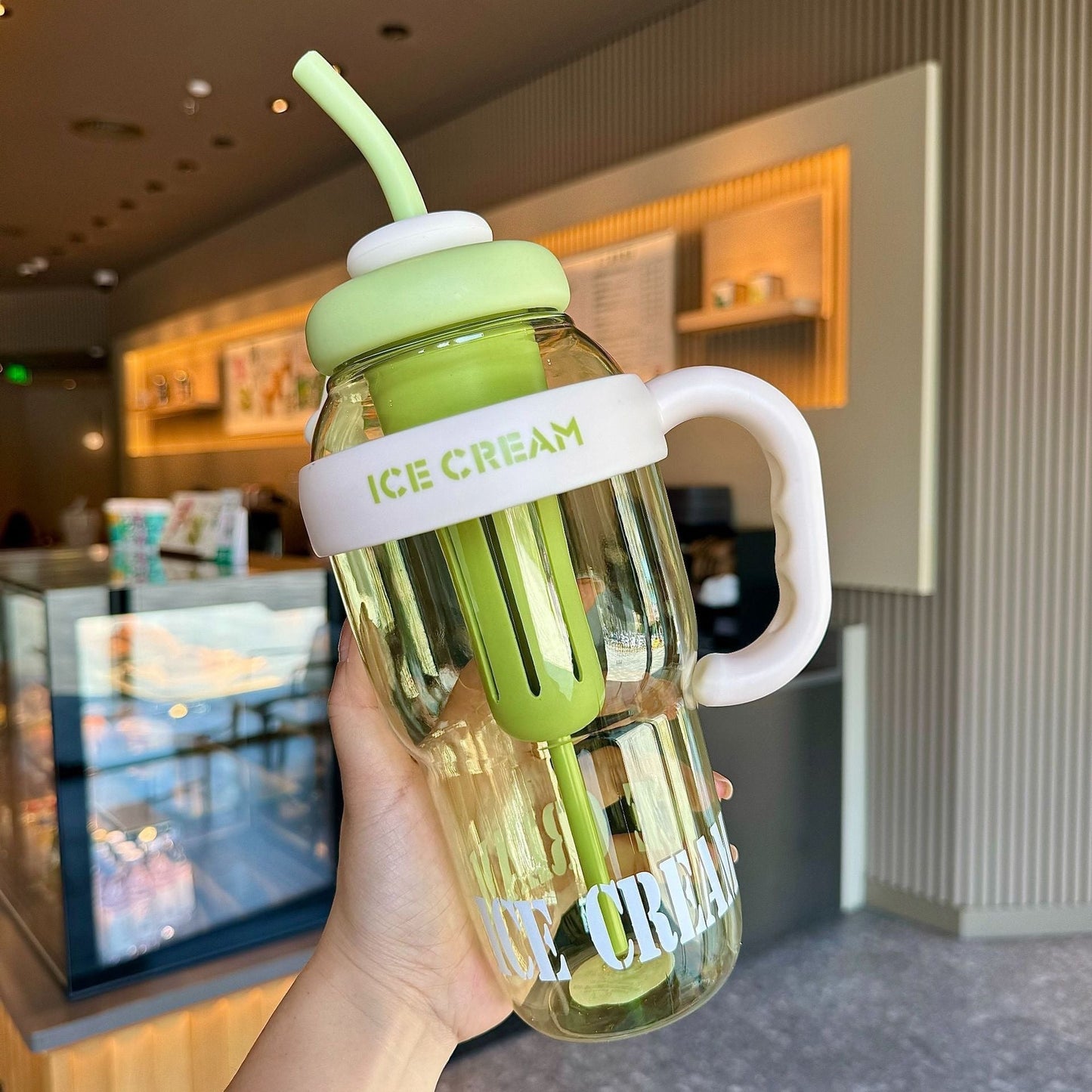 1300ML Ice Cream Sport Water Bottle