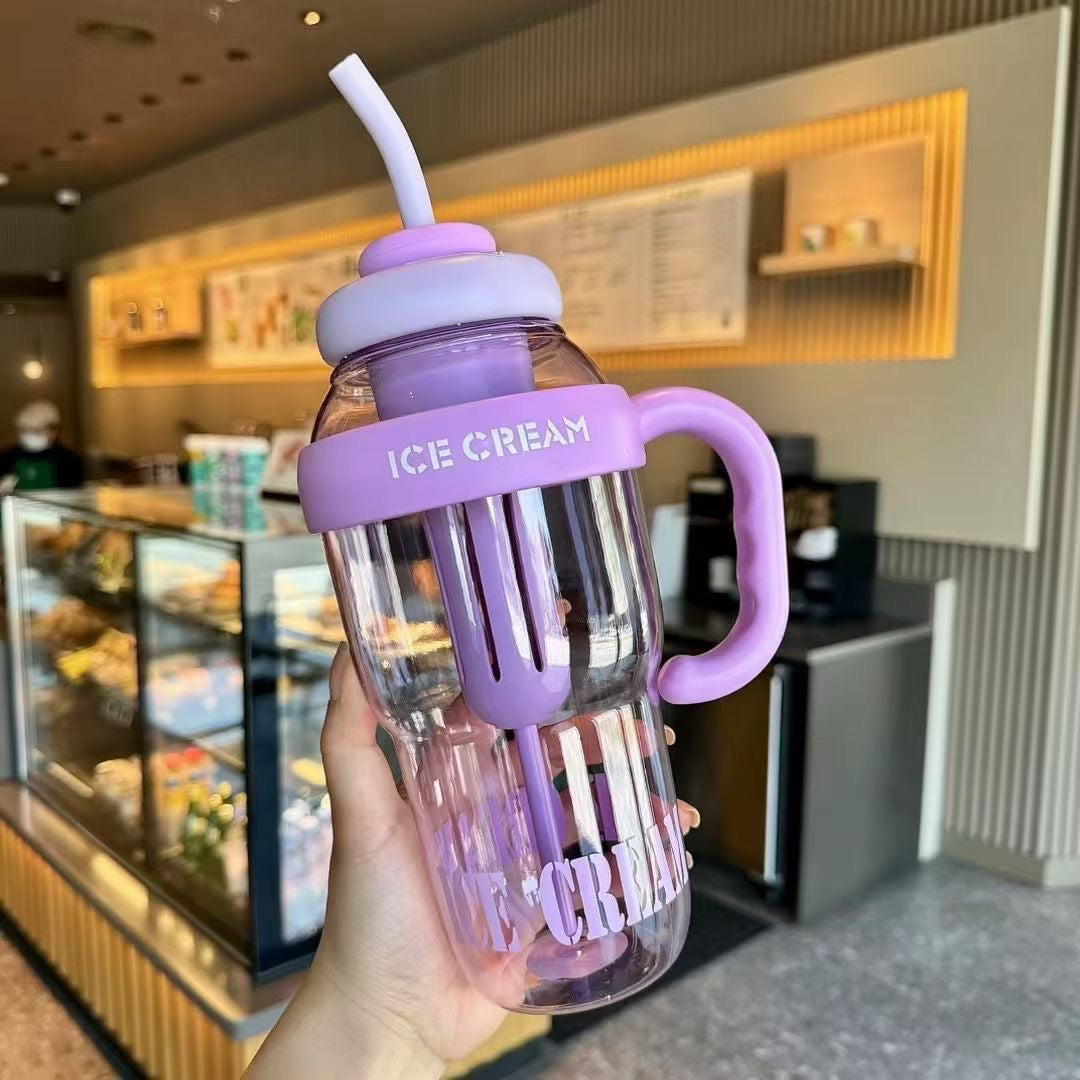 1300ML Ice Cream Sport Water Bottle