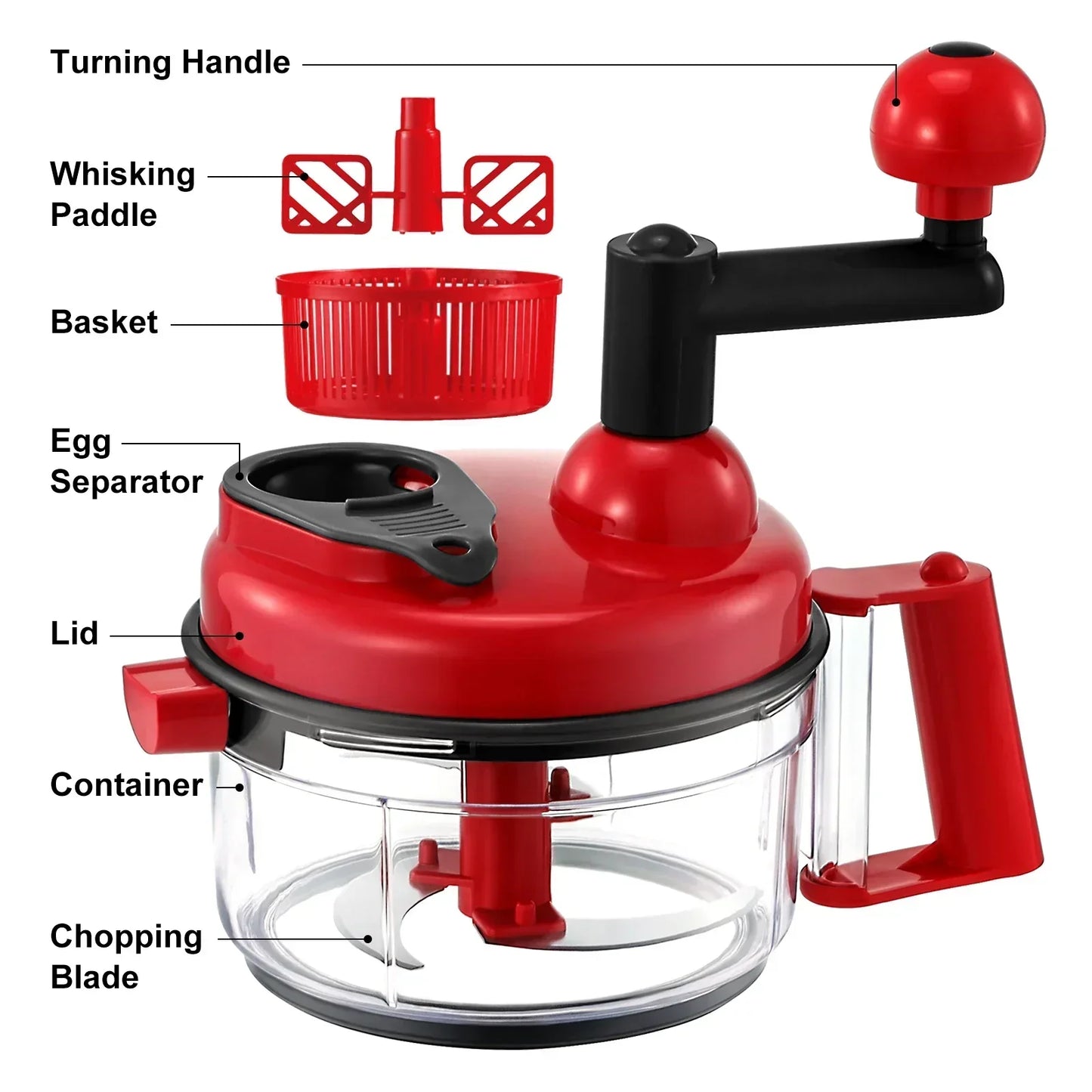 HAND CHOPPER MANUAL UPTO 10 FUNCTIONS