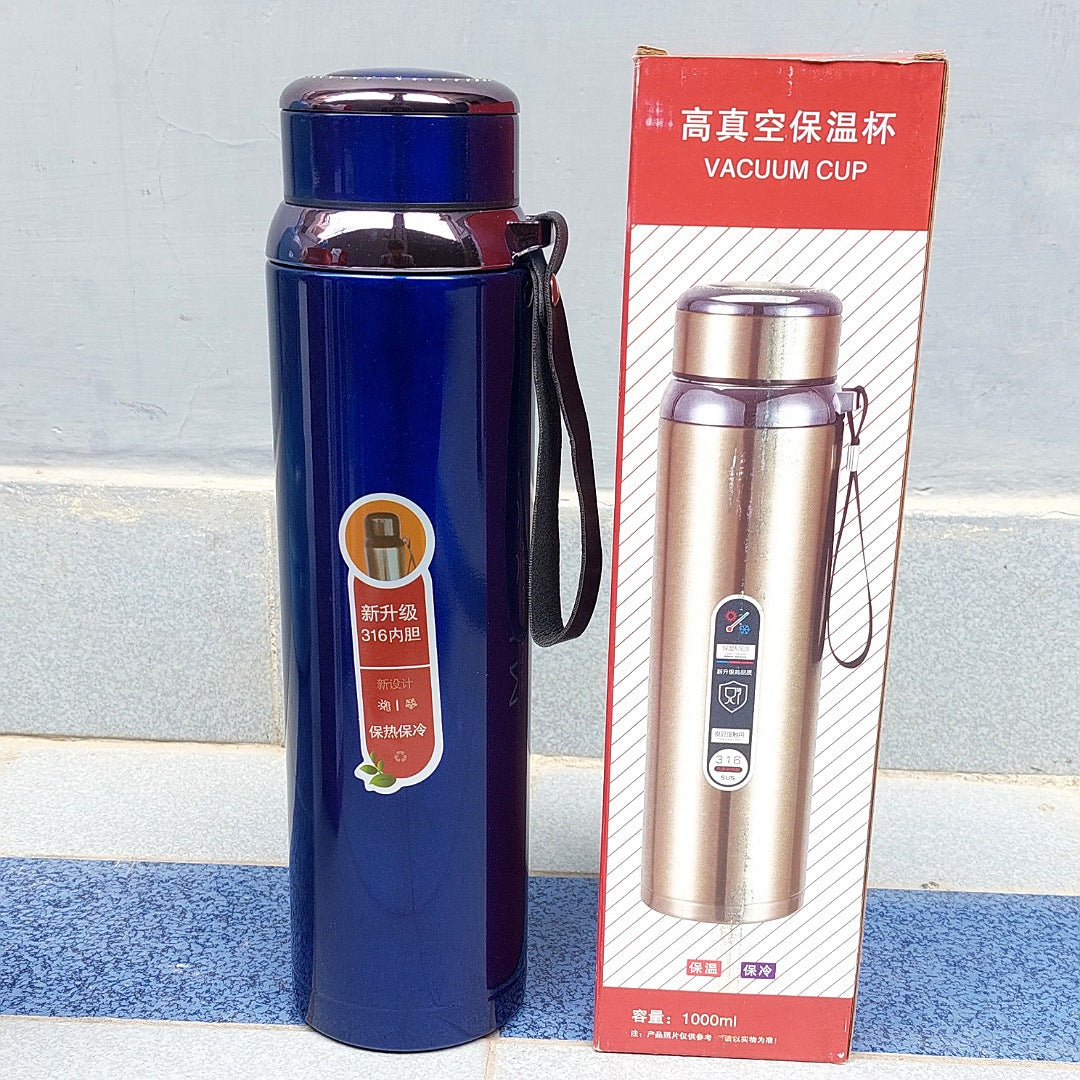 STAINLESS STEEL 1000ML WATER BOTTLE