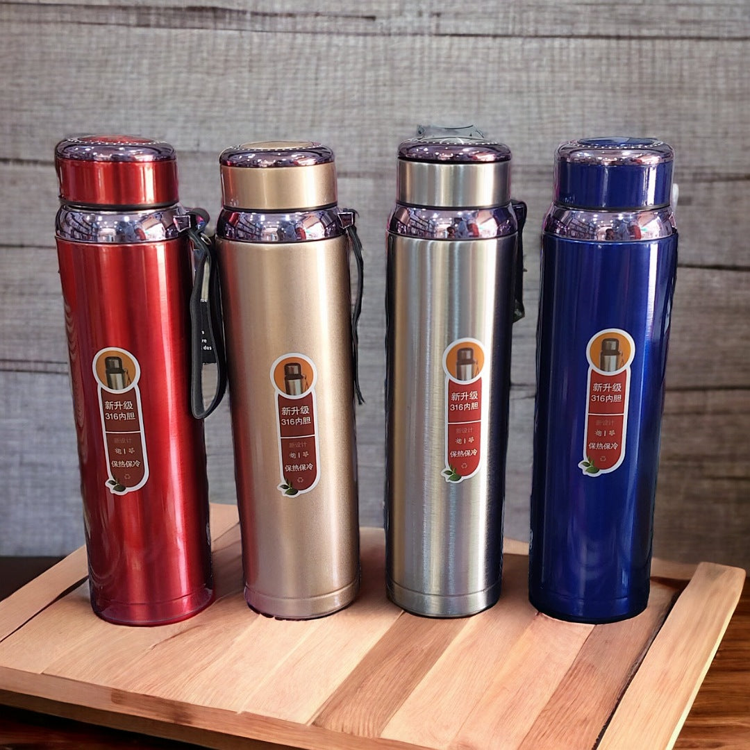 STAINLESS STEEL 1000ML WATER BOTTLE