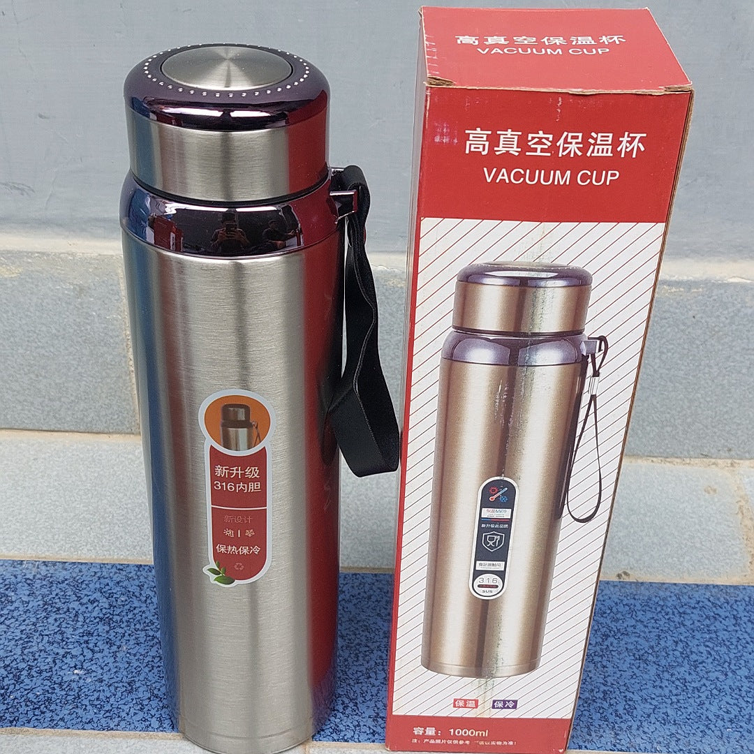 STAINLESS STEEL 1000ML WATER BOTTLE