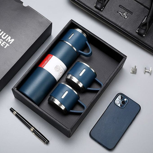 500ML Stainless Steel Vacuum Flask Set